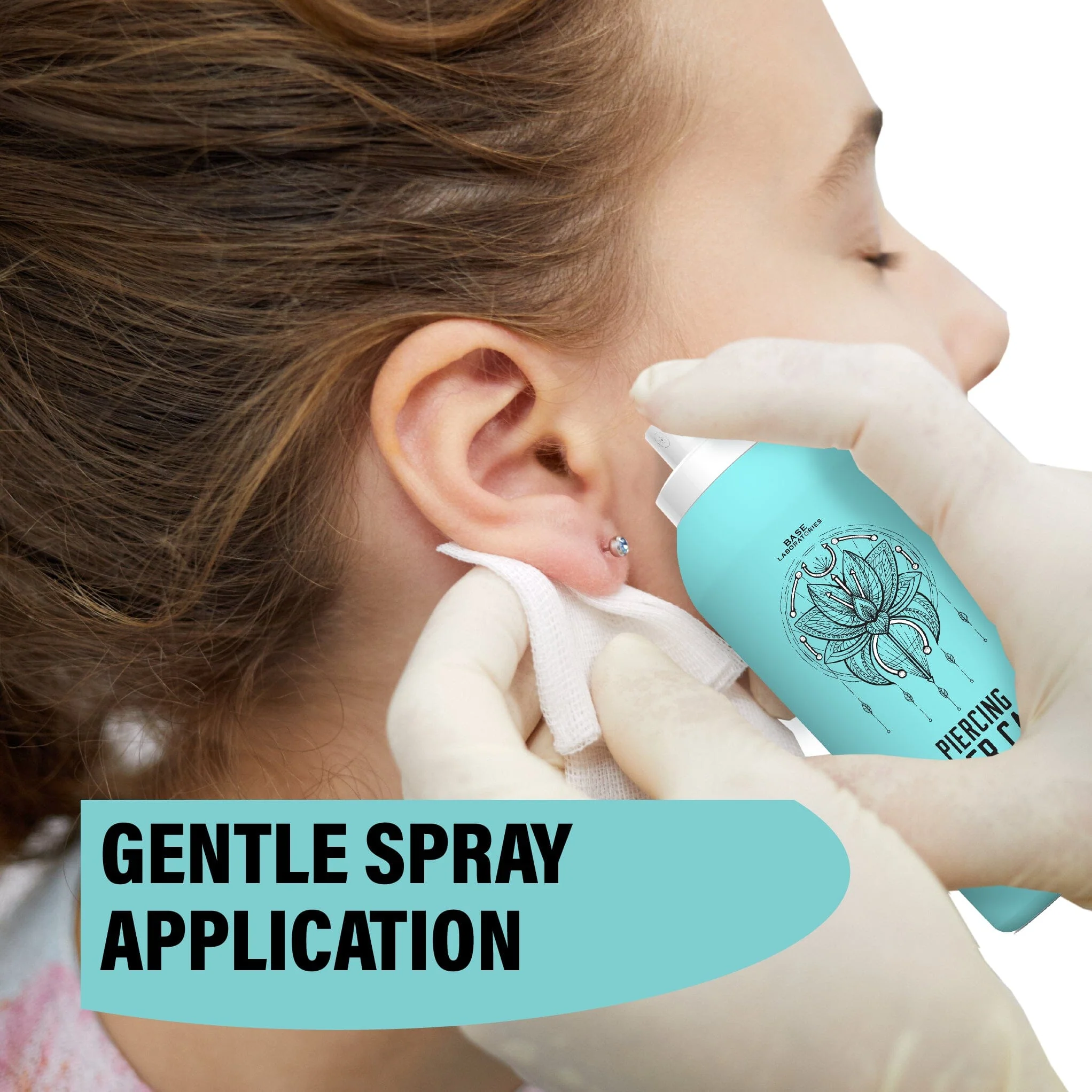 2 Pack - Piercing Aftercare Spray - Soothes & Cleanses All Piercing Types - 4oz - Image 3