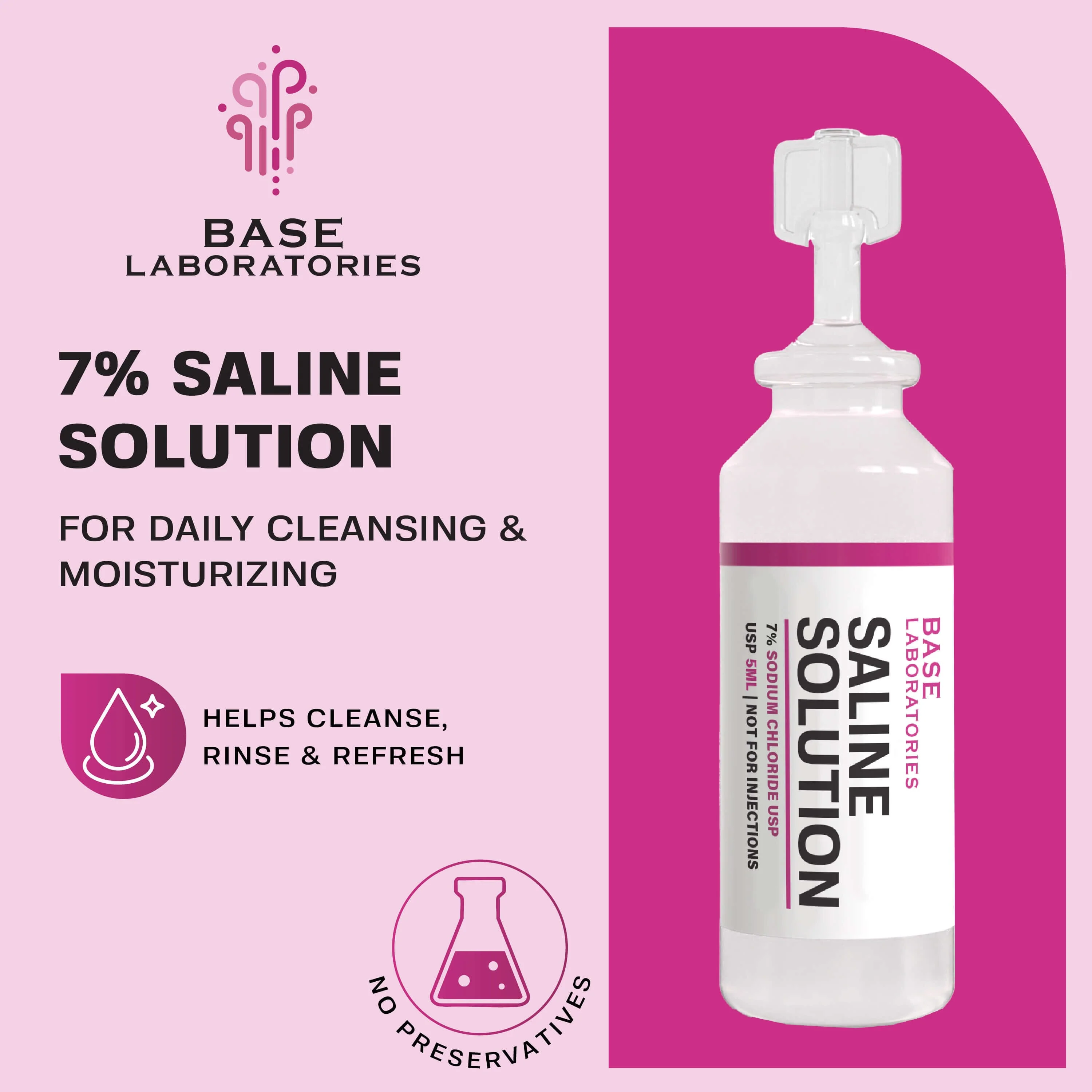 7% Saline Solution Vials — Compatible with Nebulizer Machines & Mesh Nebulizers - Image 2