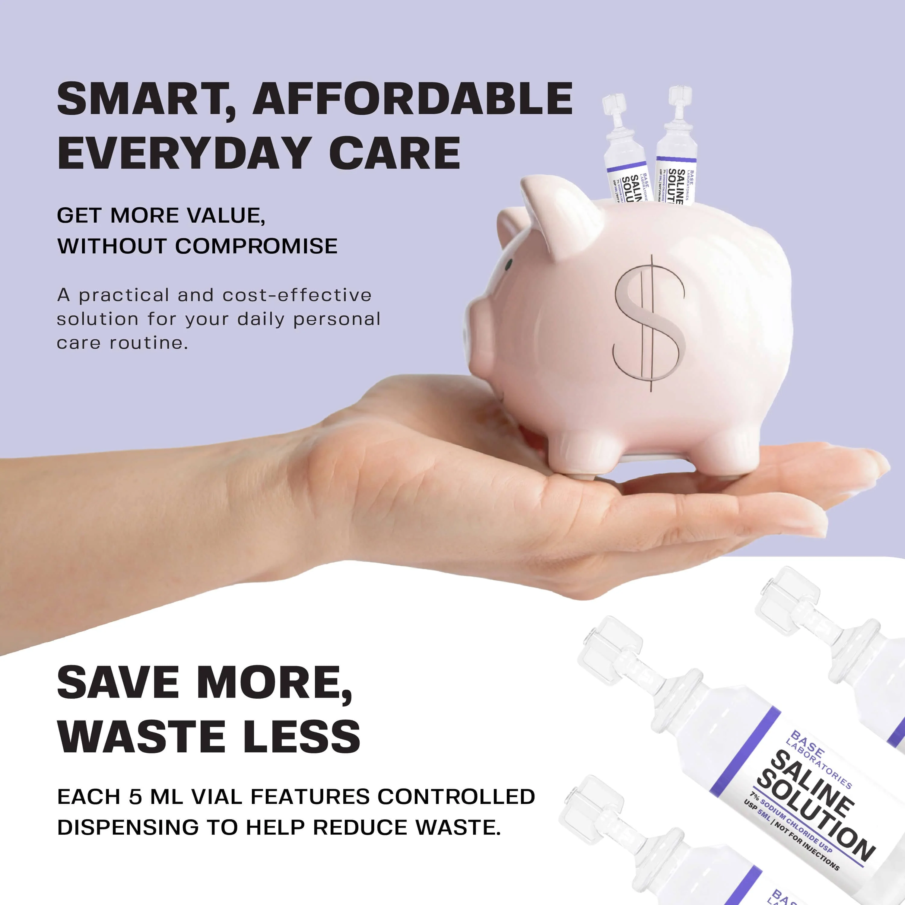 7% Saline Solution Vials — Compatible with Nebulizer Machines & Mesh Nebulizers 50 Pack - Image 4