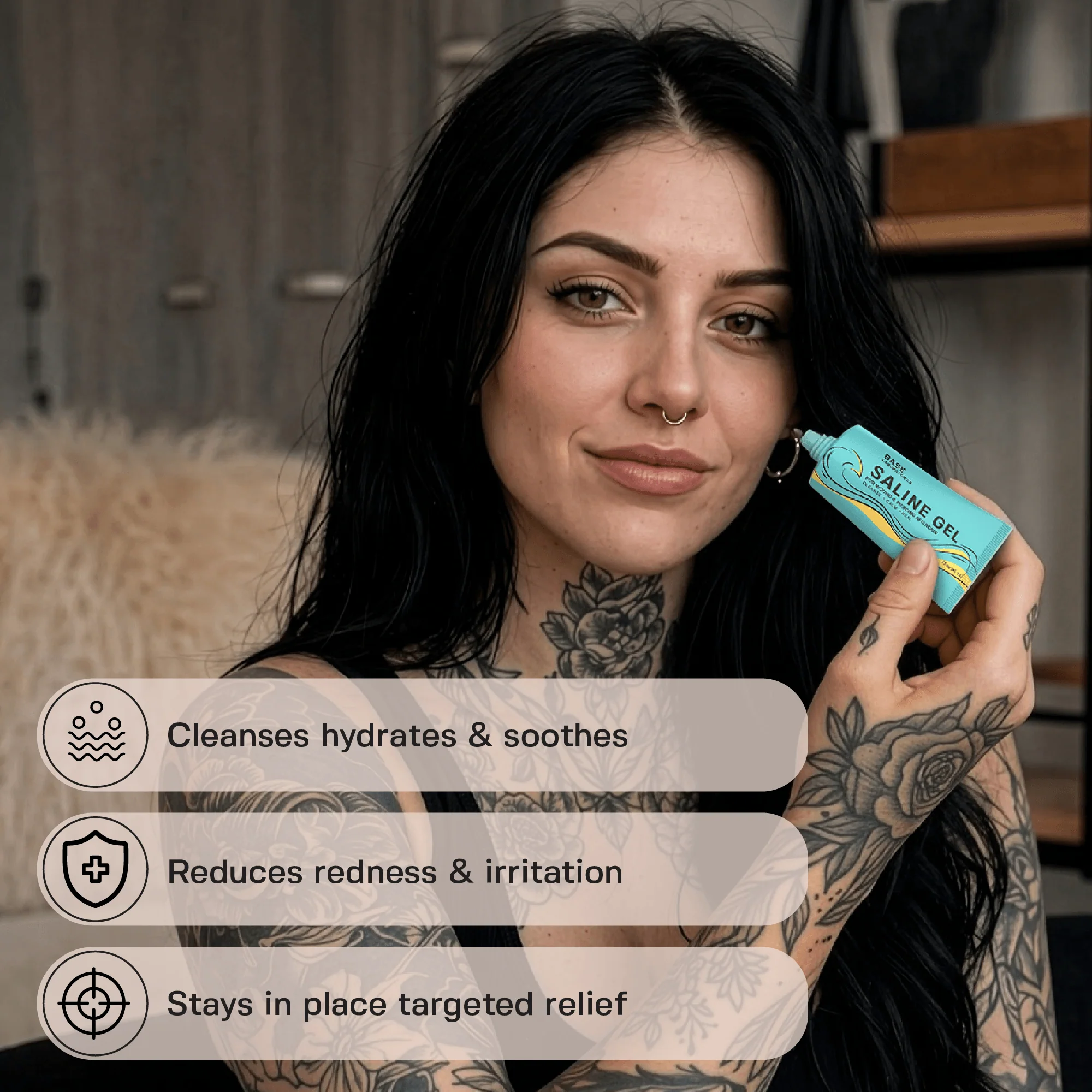 Piercing Aftercare Saline Gel - Image 2