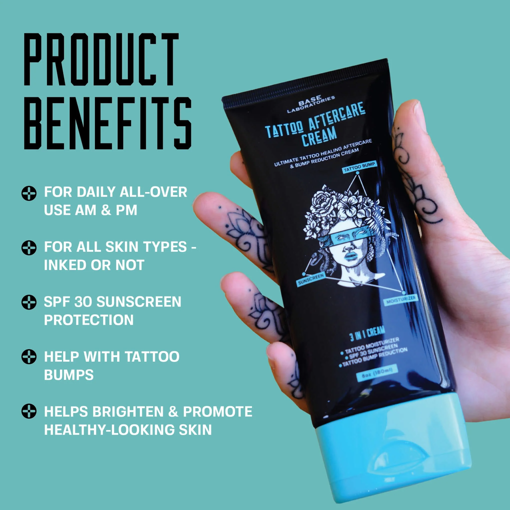Tattoo Aftercare Cream – Moisturize & Protect Your Tattoo - Image 3